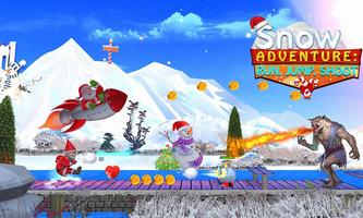 Snow Adventure Run, Jump, Shoot poster