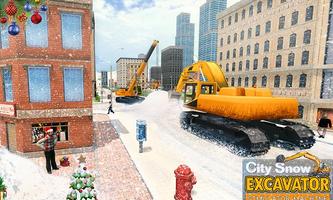 City Snow Excavator Simulator Machine screenshot 1