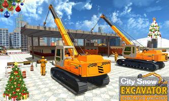 City Snow Excavator Simulator Machine screenshot 2
