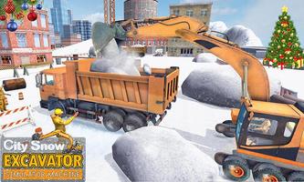 City Snow Excavator Simulator Machine screenshot 3