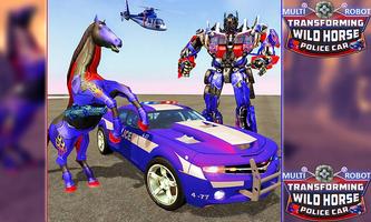 Police car Robot Horse Shift Screenshot 2