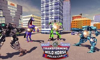 Police car Robot Horse Shift Screenshot 1