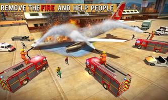 Fire Fighter Truck Real Heroes پوسٹر