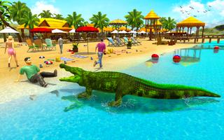 Angry Crocodile Animal Attack captura de pantalla 3