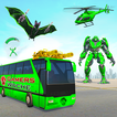 Flying Bat Bus Robot Transform