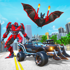 ikon Flying bat Robot Car Game 2021