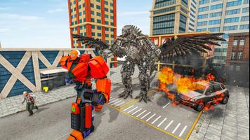 Dino Robot Transform Car Games captura de pantalla 3