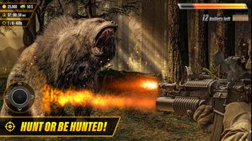 Wild Bear Hunting FPS Game Affiche