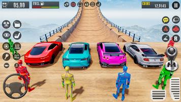 Jalan Mega Game Mobil Stunt 3D screenshot 1