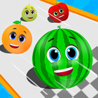 Watermelon Game Challenge Run أيقونة