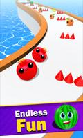 Watermelon Game Challenge Run الملصق