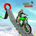 Army Bike Stunt