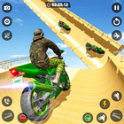 Motorcycle Bike Stunt Games 3D icône