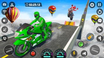 Motorcycle Bike Stunt Games 3D Cartaz