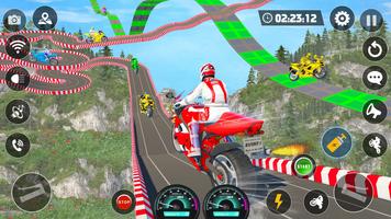Motorcycle Bike Stunt Games 3D اسکرین شاٹ 1