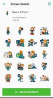 Gamers Stickers for WhatsApp - WAStickerApps 포스터