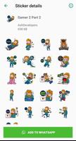 Gamers Stickers for WhatsApp - WAStickerApps 스크린샷 2