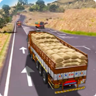 قيادة ألعاب شاحنة بضائع هندية أيقونة