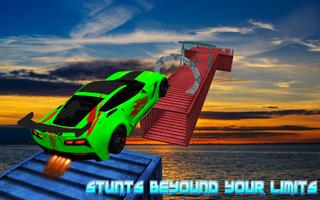 Onmogelijk stunt Auto Sporen: stunt Auto Spellen-poster