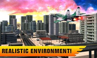 پوستر Jet Fighter City Attack