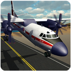 3D Airplane Pilot Flight Sim icône