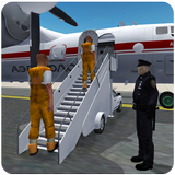 Jail Criminals Transport Plane - Police Plane Game biểu tượng