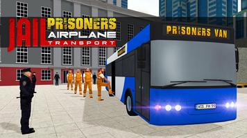 Jail Criminals Transport Plane - Police Plane Game plakat