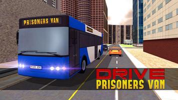 Jail Criminals Transport Plane - Police Plane Game ảnh chụp màn hình 1