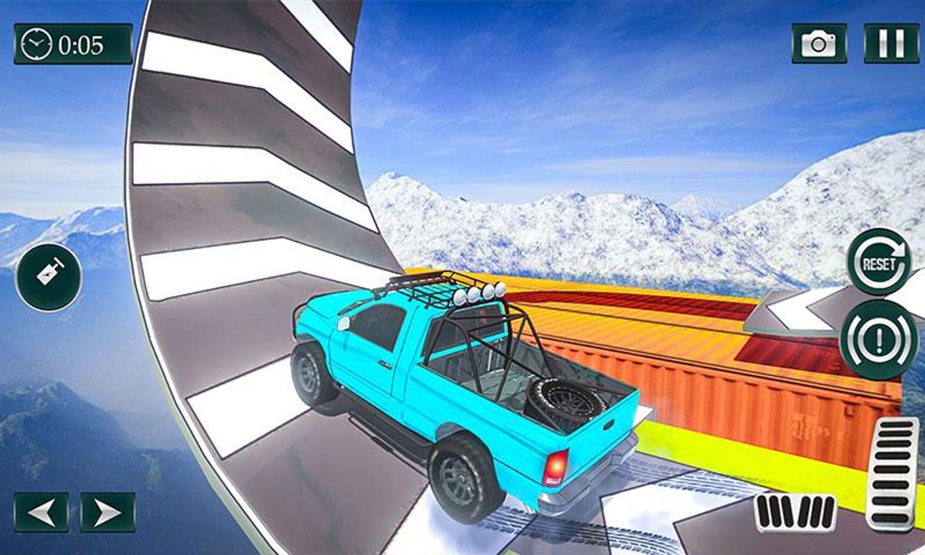 ramp stunt car