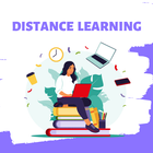 Distance learning icône