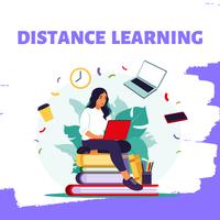 Distance learning Affiche