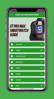 x7 pro max smartwatch Guide poster