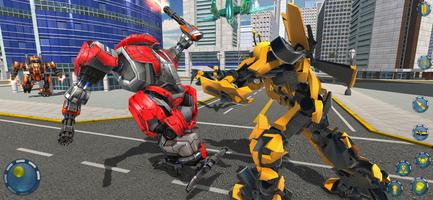Trò chơi Bee Robot Transformation Wasp ảnh chụp màn hình 1