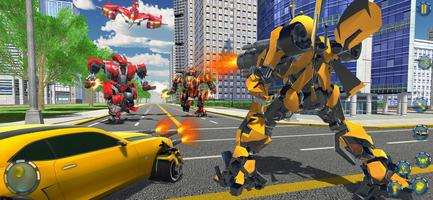 Trò chơi Bee Robot Transformation Wasp ảnh chụp màn hình 3