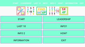 Brain Game - Find5x 4P पोस्टर