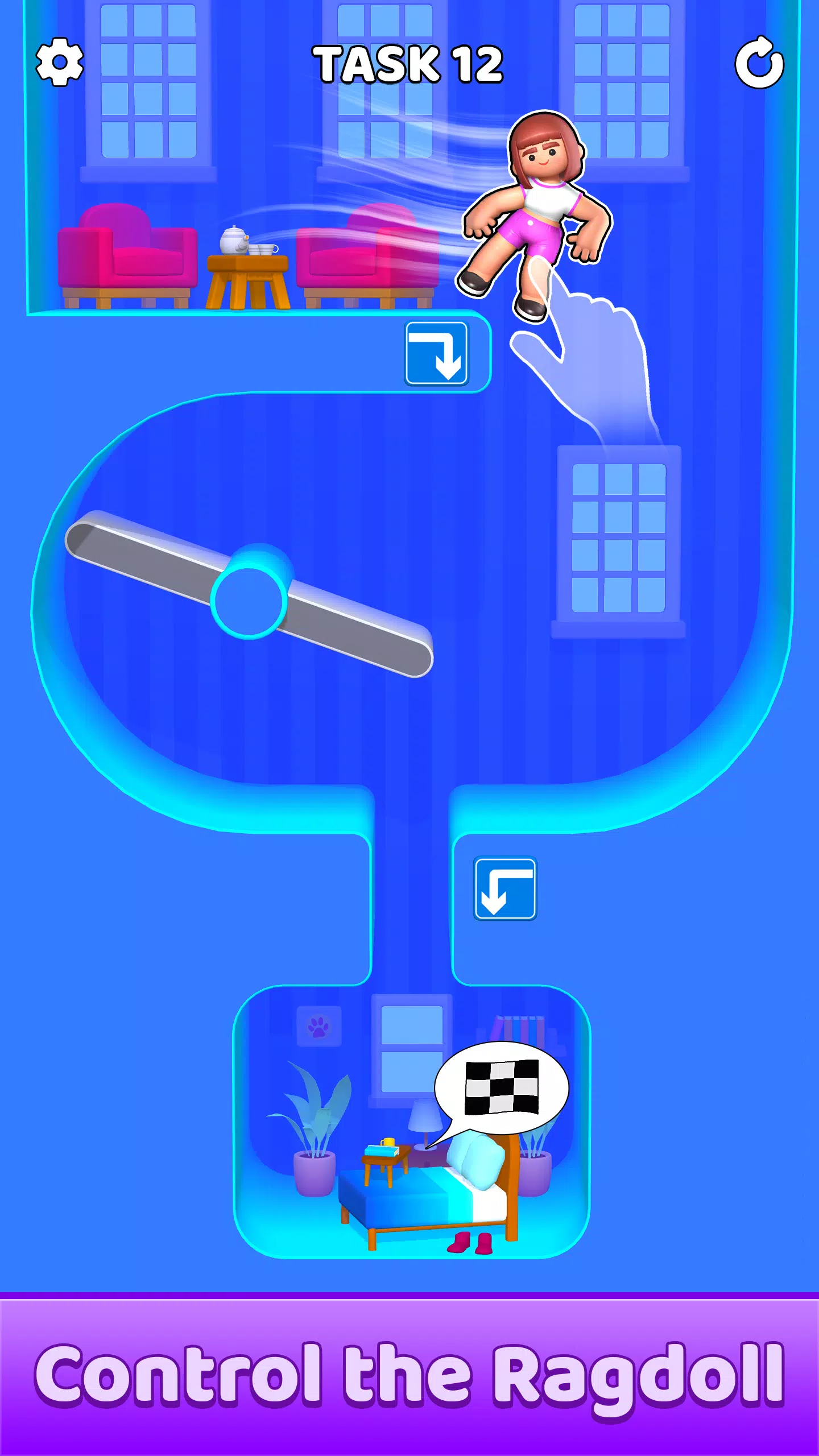 Bouncy Ragdoll — Jump & Flip!