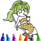 Mermaid Coloring icône