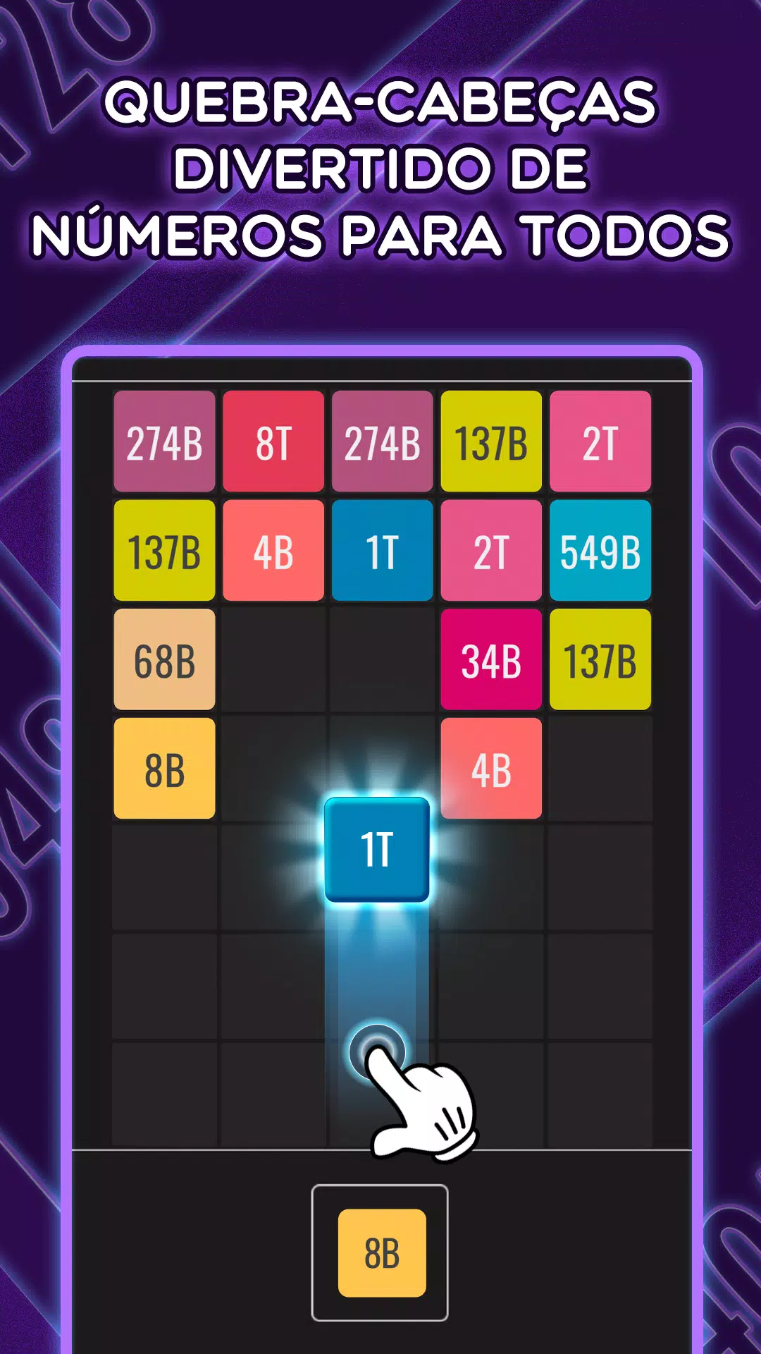 2048 - matemática Pro jogo de quebra-cabeça