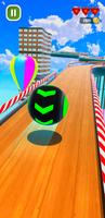 Poster Sky Rolling Ball Game 3D Ball