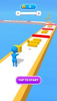 Stairs race 3D Affiche