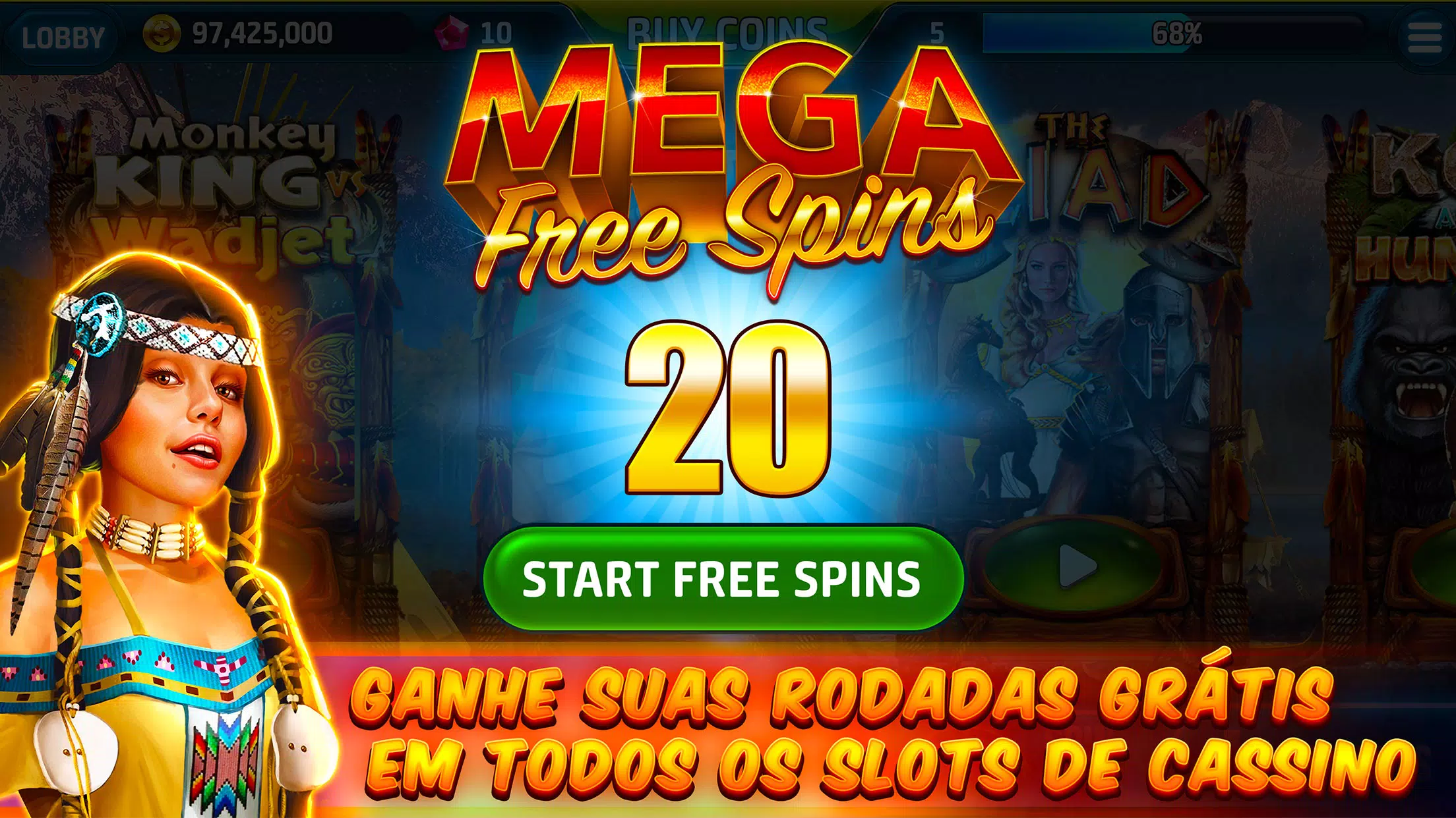 Mega Fortune Caça Niquel