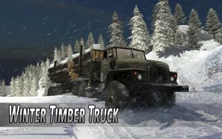 Winter Timber Truck Simulator 포스터