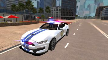 Mustang Police Car Driving Gam اسکرین شاٹ 2