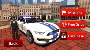 Mustang Police Car Driving Gam ảnh chụp màn hình 3