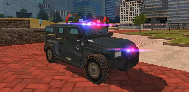 American Police Car Driving