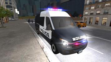 American Police Van Driving imagem de tela 2