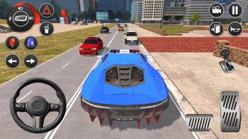 Extreme Police Car Driving Plakat