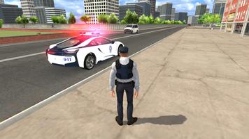 American i8 Police Car Game 3D ภาพหน้าจอ 1