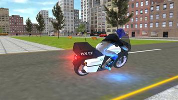 Police Motorbike Simulator captura de pantalla 2
