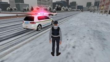 Police Car Game Simulation captura de pantalla 1